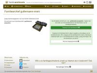 Screenshot van website