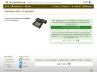 Screenshot van website