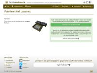 Screenshot van website