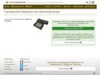 Screenshot van website