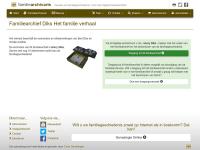 Screenshot van website