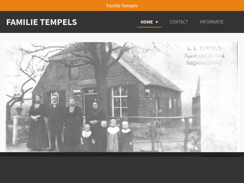 Screenshot van website