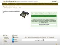 Screenshot van website