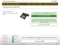 Screenshot van website