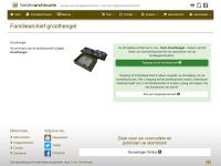 Screenshot van website