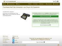 Screenshot van website